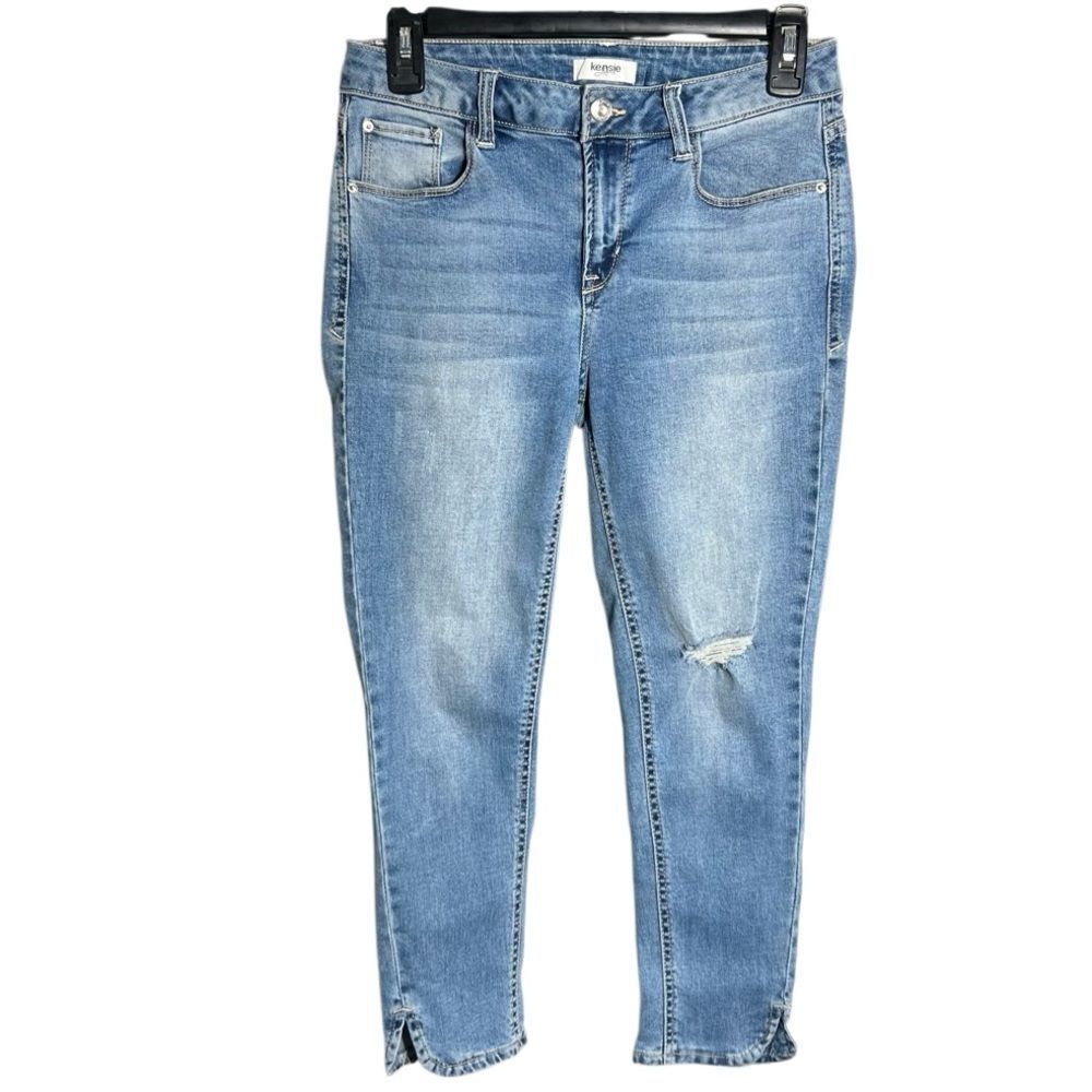 Kensie Mid-rise cropped denim jeans Size 2/26